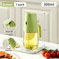 Dual-Function Glass Oil Dispenser Bottle