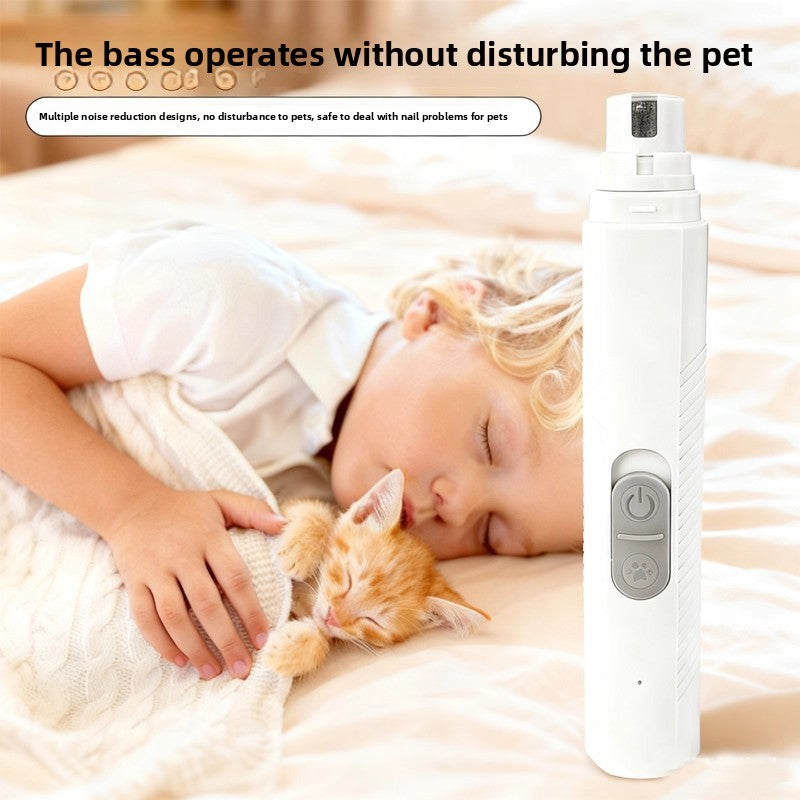 Electric Pet Nail Grinder with LED Light