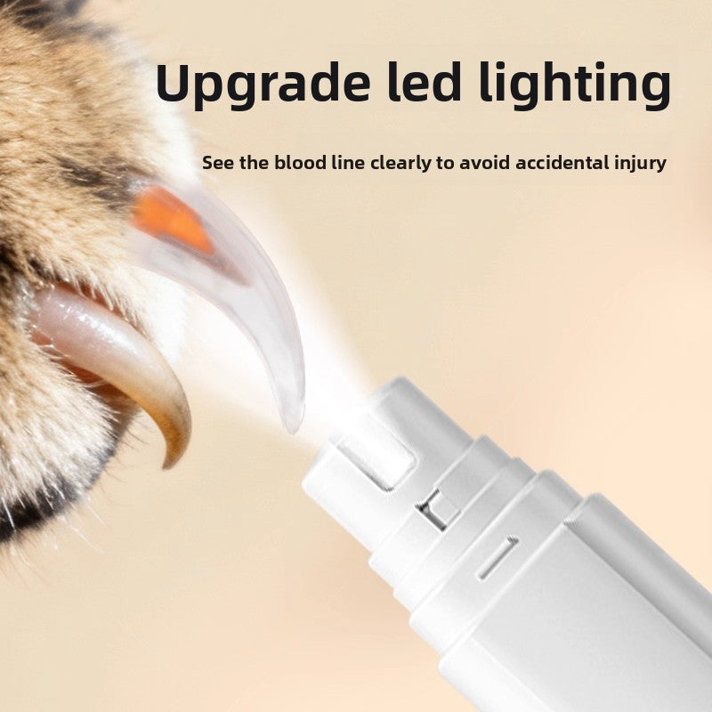 Electric Pet Nail Grinder with LED Light